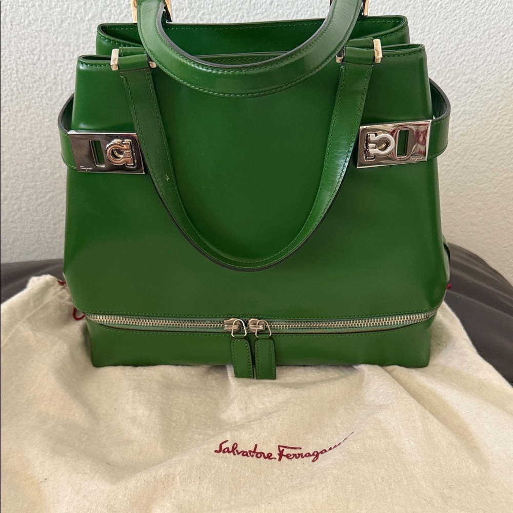 Authentic Salvatore Ferragamo handbag Gancini